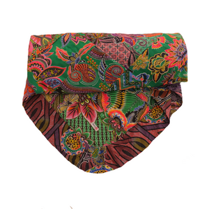 Handmade Reversible Batik Quilt Blanket / Throw - TR0059