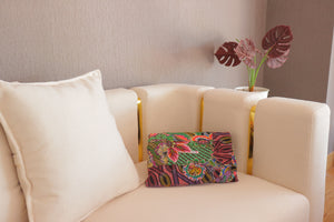 Handmade Reversible Batik Quilt Blanket / Throw - TR0059