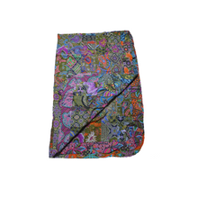 Load image into Gallery viewer, Handmade Reversible Batik Quilt Blanket / Throw - TR0056