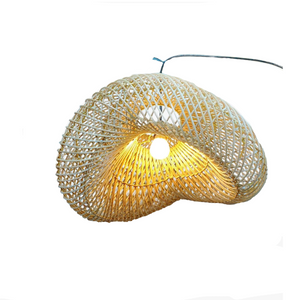 Handmade Ceiling Pendant Rattan Lamp LIght Shade Only, No Cable & Bulb