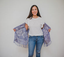 Load image into Gallery viewer, Handmade Batik Scarf - Dobby Fabric - Stone