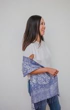 Load image into Gallery viewer, Handmade Batik Scarf - Dobby Fabric - Stone