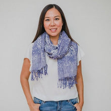 Load image into Gallery viewer, Handmade Batik Scarf - Dobby Fabric - Stone