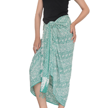 Load image into Gallery viewer, Batik Gili Face Covering &amp; Shawl Set - Royalty